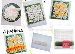 自制寿司 #格林的懒人美食日记#的做法图解6