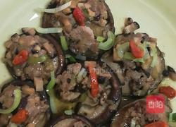 蘑菇塞肉的做法图解14