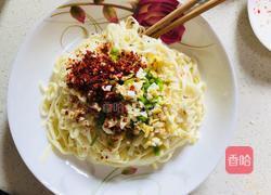 重庆味道版油泼面的做法图解4
