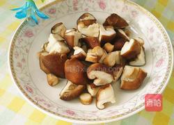 香菇炒上海青的做法图解6