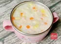 虾皮瘦肉蔬菜粥 (宝宝辅食）的做法图解12