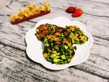 韭菜豆腐饼