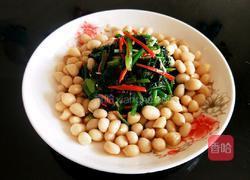 菠菜拌花生的做法图解16