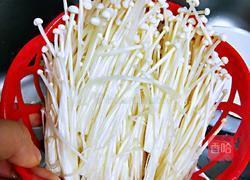 金针菇炒韭菜的做法图解4