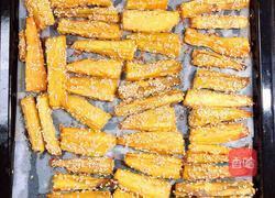 香烤芝麻红薯条的做法图解9