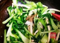白玉菇炒青菜的做法图解11