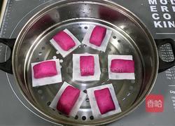 火龙果馒头的做法图解10