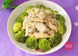 平菇炒西兰花的做法图解11