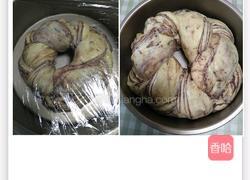 无需揉出膜的手撕豆沙面包的做法图解6