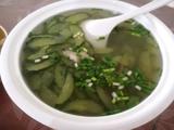 黄瓜肉片汤