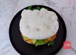 K丅猫米饭鸡排汉堡的做法图解24