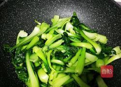 清炒鸡毛菜的做法图解5
