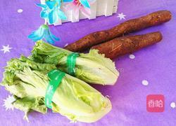 山药炒生菜的做法图解1