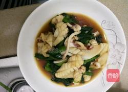 韭菜炒鱿鱼的做法图解6