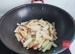西瓜皮炒肉的做法图解8