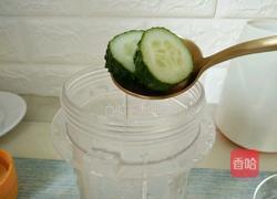 黄瓜蜂蜜梨子汁的做法图解3