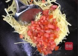 番茄土豆丝的做法图解6