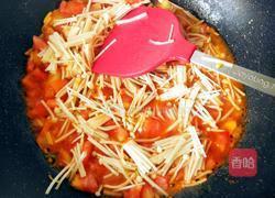 茄汁金针菇炖豆腐的做法图解10