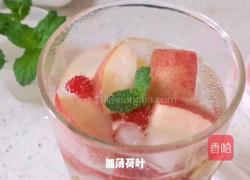 蜜桃苏打气泡水的做法图解5