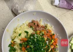 黄油奶酪煎土豆饼的做法图解2