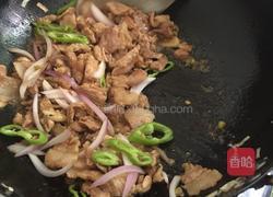 青椒炒肉片的做法图解6