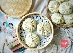 特色肉肉韭苔蒸包的做法图解16