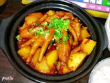 土豆鸡爪煲