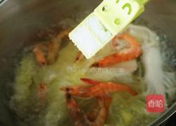 白菜鲜虾汤的做法图解8