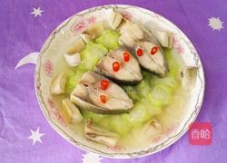 清蒸丝瓜鱼的做法图解9