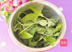清炒红薯叶的做法图解4