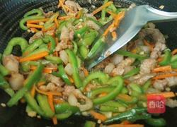 胡萝卜青椒炒肉的做法图解13