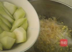 豆芽丝瓜汤的做法图解7