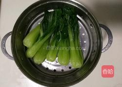 香菇油菜的做法图解3