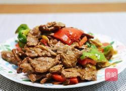 青椒牛肉的做法图解5