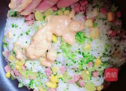 西兰花玉米芝士饭团的做法图解10