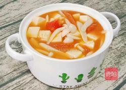 番茄白玉菇炖豆腐的做法图解13
