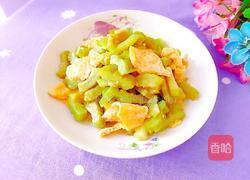 苦瓜炒鸡蛋的做法图解17