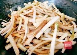 红豆角炒蒲菜的做法图解12