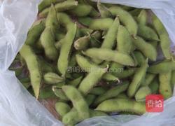 盐水毛豆的做法图解1