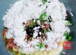 腊肉时蔬蒸米丸子的做法图解5