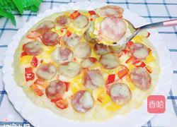 腊肠土豆米饭披萨（平底锅版）的做法图解17