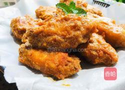 这是什么神仙美味，咸蛋黄鸡翅也太好吃了吧的做法图解12