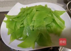 肉末炒莴笋片的做法图解4