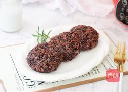 黑米芝士肉松饭团的做法图解12