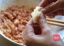 加拿大北极虾鲜肉云吞的做法图解6