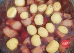 板栗红烧肉的做法图解8