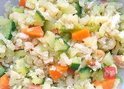 伪菜花炒饭的做法图解9