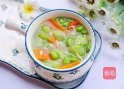 丝瓜毛豆虾米汤的做法图解15