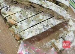 抹茶蔓越莓雪花酥的做法图解8