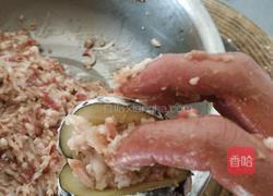 煎炸茄盒的做法图解5